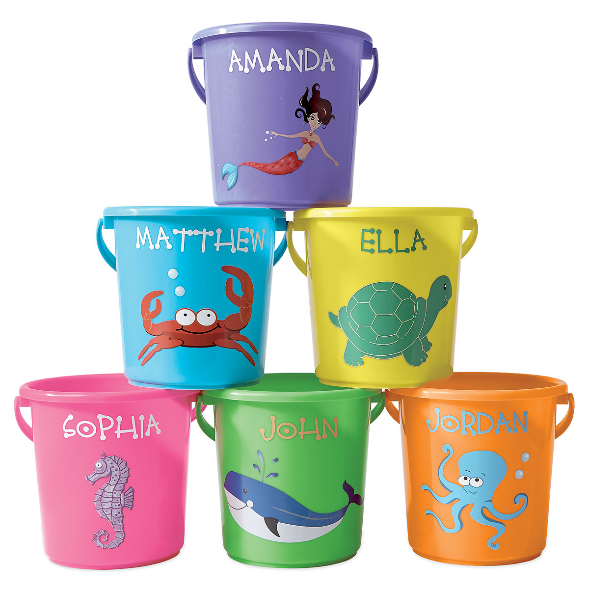 Image of Fun-in-the-Sun Personalized Sand Bucket
